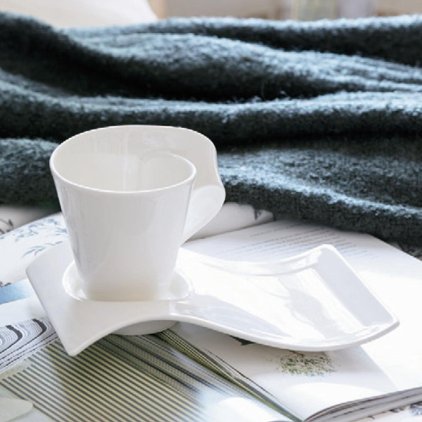 ビレロイ&ボッホ ニューウェイブカフェペアスモールマグ&プラターM
