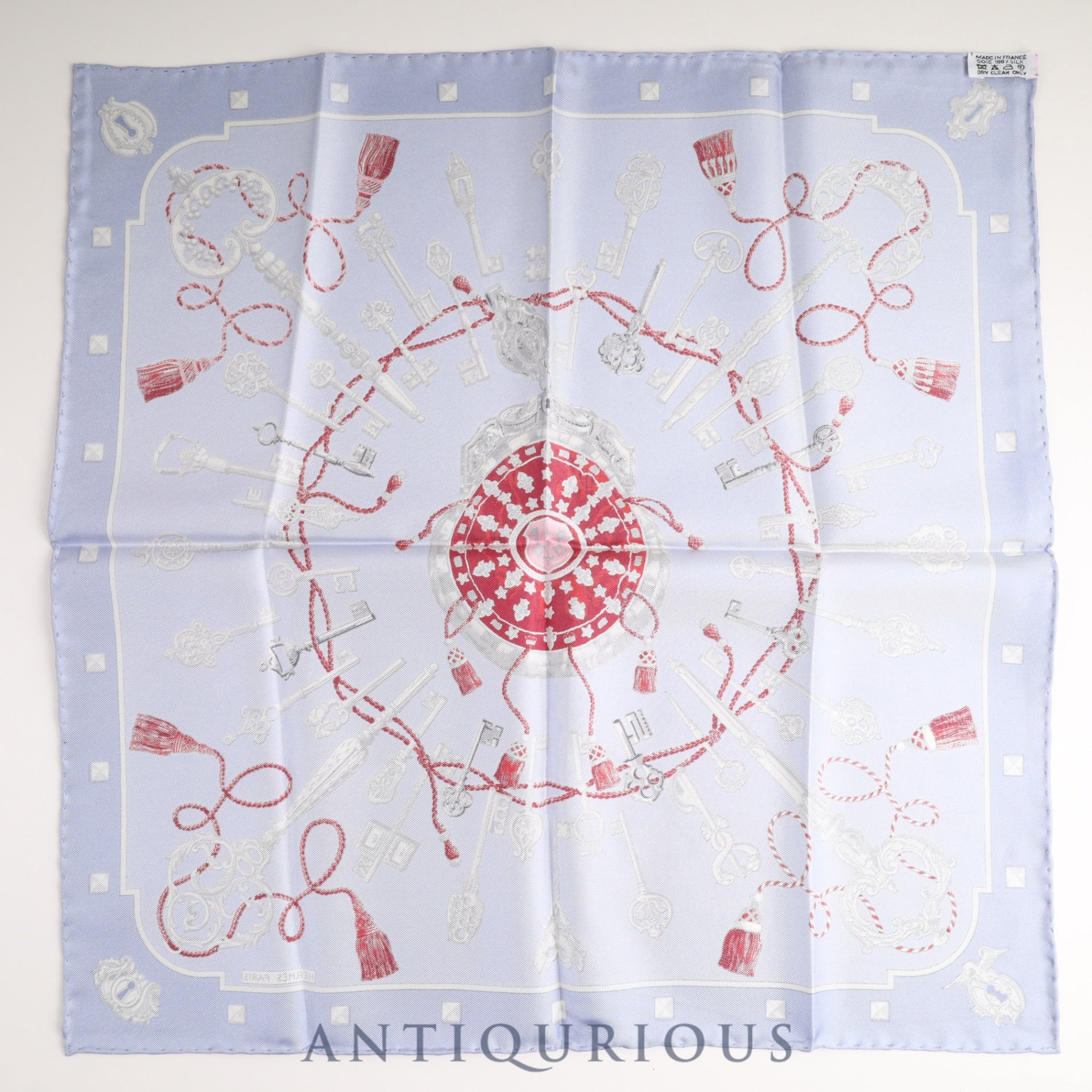 エルメス スカーフ カレ45 LES CLES 鍵 SILK100% | 東京銀座の