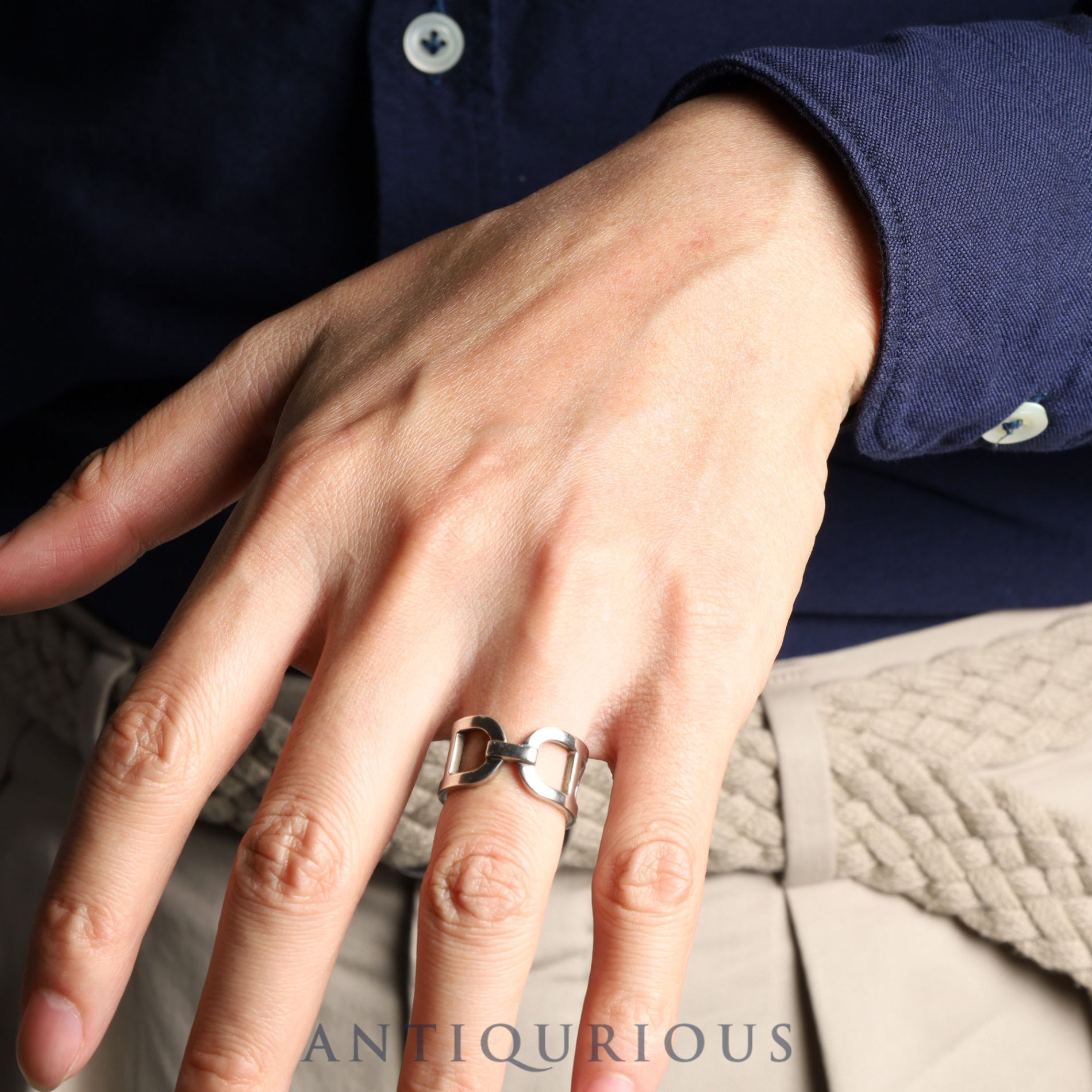 エルメス リング エヴァーシェーヌダンクル SV925 #53 20年刻 | 東京