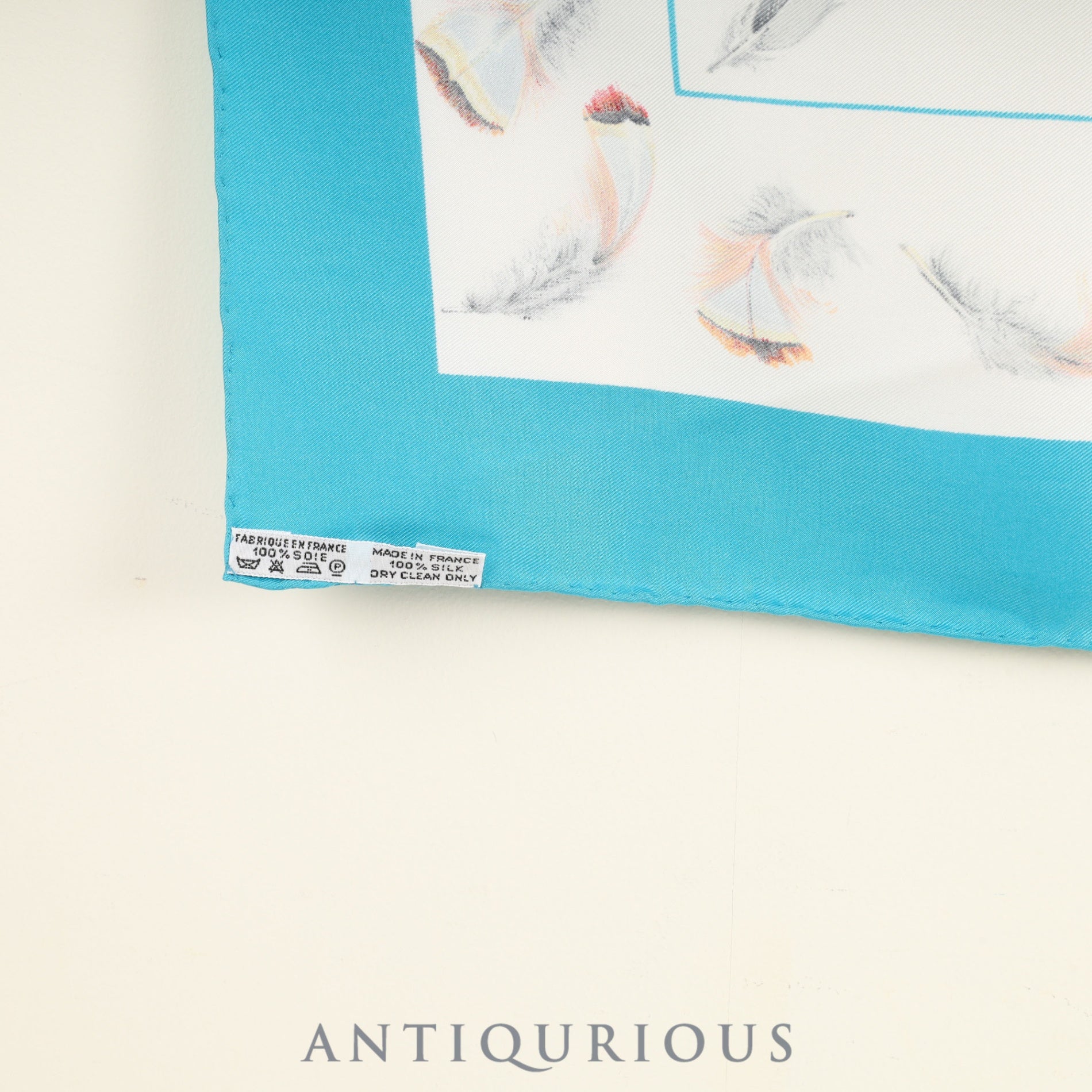 エルメス スカーフ カレ90 羽根 SILK100% | 東京銀座のヴィンテージ