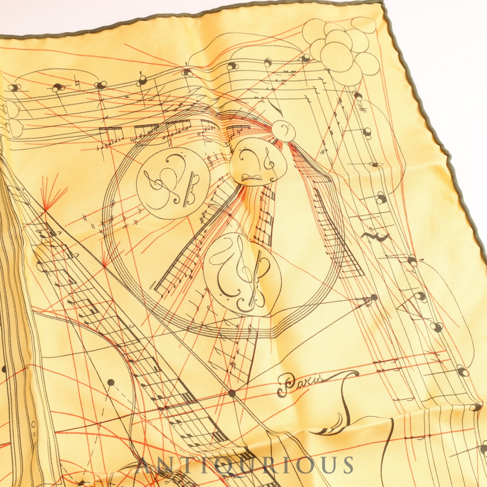 エルメス スカーフ カレ45 球体が奏でる音楽 SILK100% | 東京銀座の
