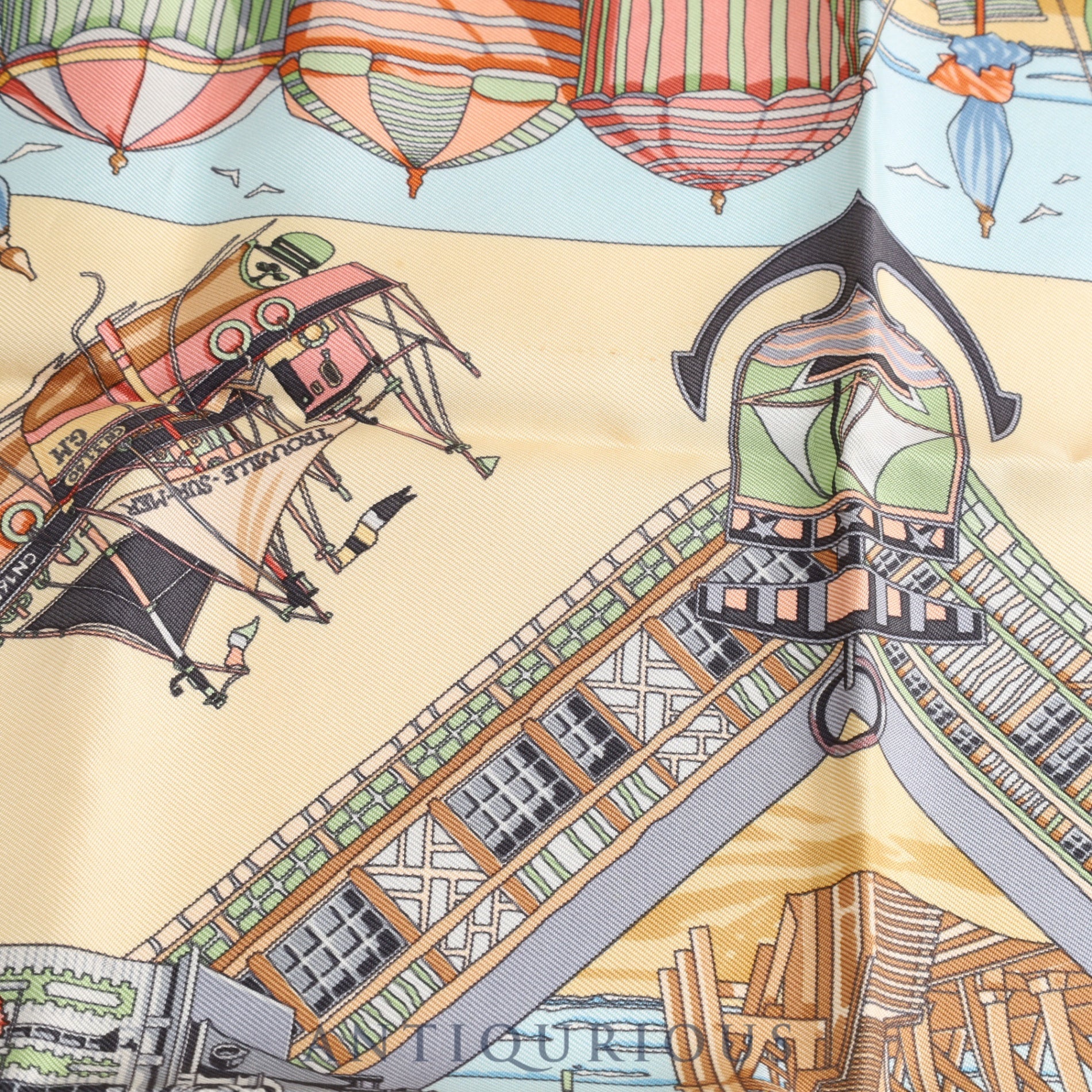 エルメス スカーフ カレ45 ノルマンディー海岸の魅力 SILK100% | 東京