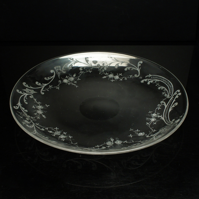 オールドバカラ「Service forme 8726 プレート 直径19cm