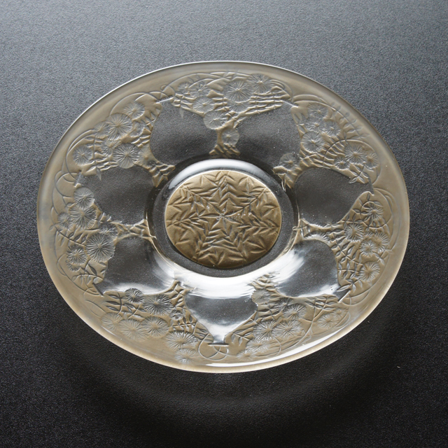 ルネ・ラリック「皿 ベース 直径17cm」《アンティックかとう》