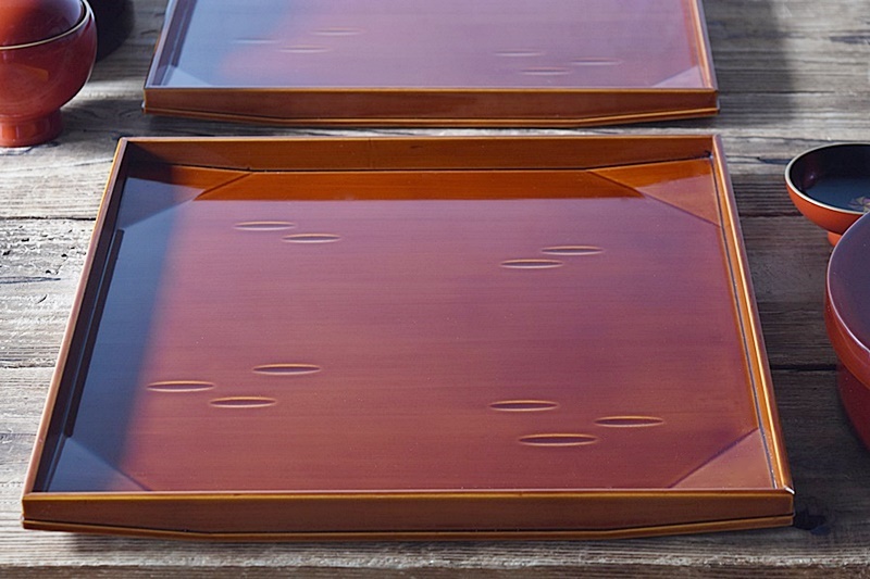 輪島塗の半月弁当箱 - 生活骨董と古布のアンティークショップ antique