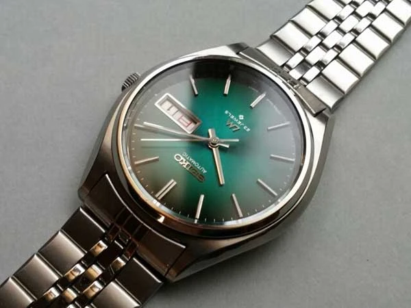 JA-0725| セイコー LM ロードマチック グリーングラデーション文字盤