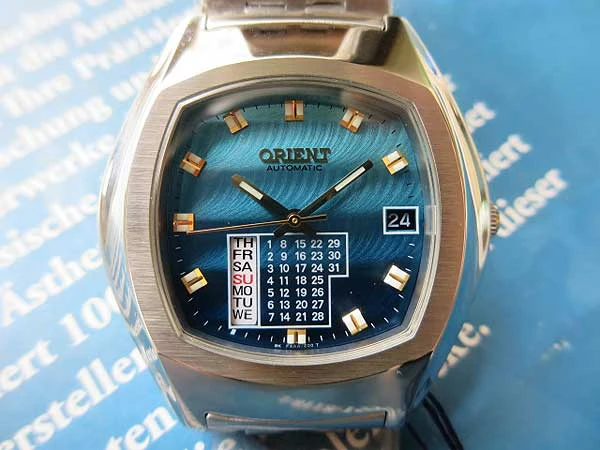 JA-0911| オリエント 万年カレンダー 復刻モデル 自動巻き 未使用品