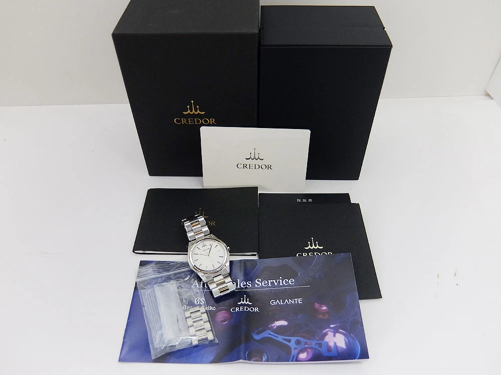 JA-2570| セイコー クレドール シグノ GCAR058 8J81-0AF0 12角18KT/SS