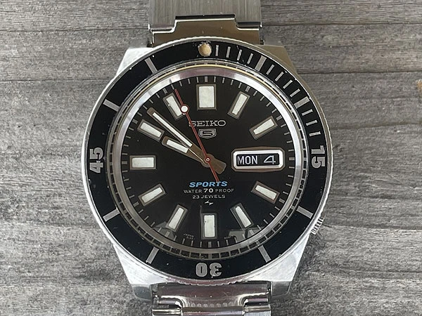 JA-2637| セイコー SEIKO 5 Sports 5126-8080 希少品 初のWATER 70