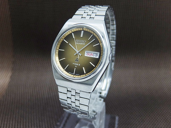 JA-2747| セイコー タイプ2 7123-8010 SS ブラウングラデーション
