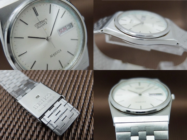JA-2785| セイコー マジェスタ 9063-6000 SS 薄型 シルバーダイヤル