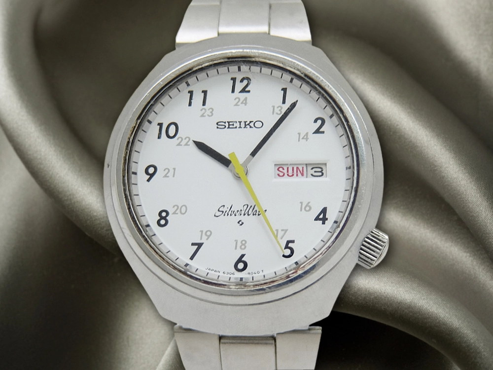 JA-2937| セイコー アクタス シルバーウェーブ 6306-806A SS 24H 全