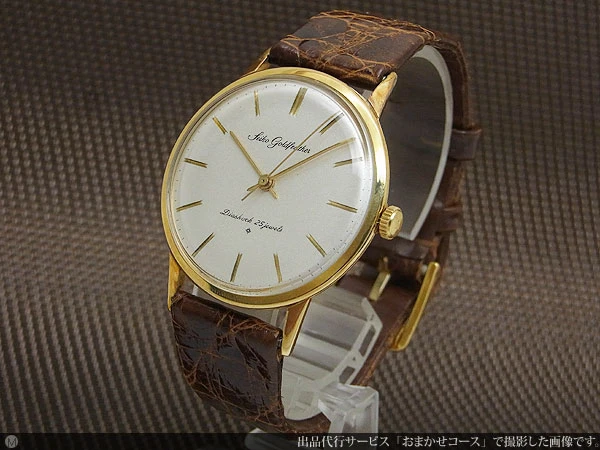 JA-2014| セイコー ゴールドフェザー J14060 25石 K18 超薄型金無垢