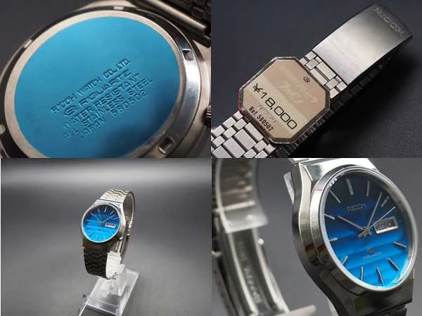 JA-2151| レア リコー RICOH リクォーツ ファイン 水晶時計 オールド