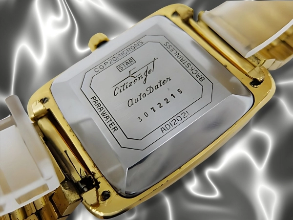 JA-3095| シチズン ジェット オートデーター 21石 AD12021 角型