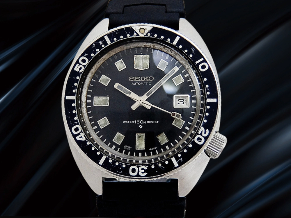 JA-3365| セイコー セカンドダイバー 150m 6105-8000 前期型モデル SS
