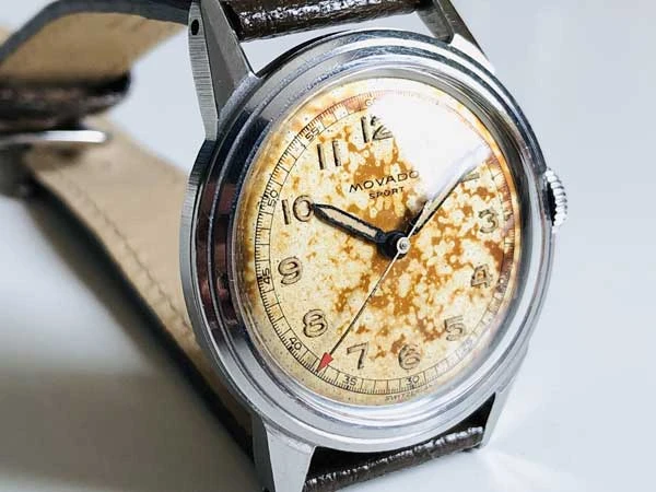 L-2489| モバード 手巻き FBケース エイジング文字盤