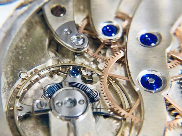 L-2626| ロンジン 懐中時計 ブルーサファイア ダイヤモンド受石