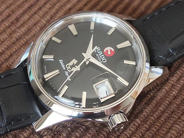 HB-0259| ラドー RADO ゴールデンホース Golden Horse 復刻版 黒文字盤