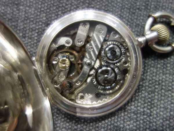 HB-0341| 由緒正しいアンティーク アールシュミット社商館時計 懐中