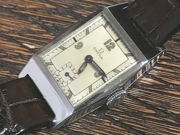 O-7495| オメガ 名機20F搭載 角型 スモールセコンド 3針 1940年代