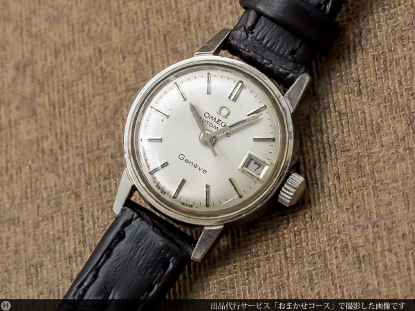 O-7734| オメガ アンティーク ジュネーブ ラウンドケース 自動巻き Cal