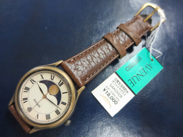 セイコー AVENUE アベニュー ムーンフェイス 未使用 クォーツ | アン