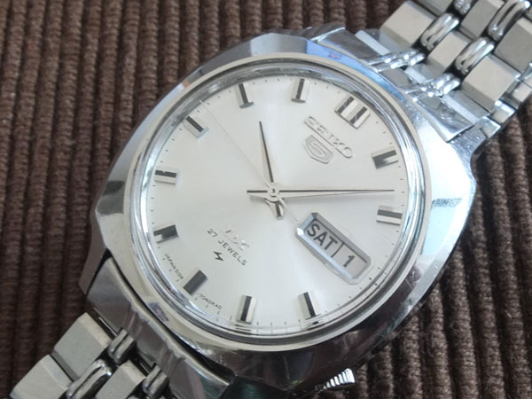 JA-2515| セイコー ファイブ DX 5139-7040 自動巻き SS クッション