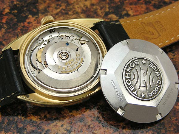 テクノス TECHNOS スカイライト ブラウングラデーションダイアル 自動