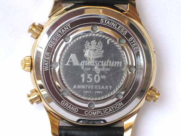 アクア・スキュータム 150th 限定 グランドコンプリケーション クロノ