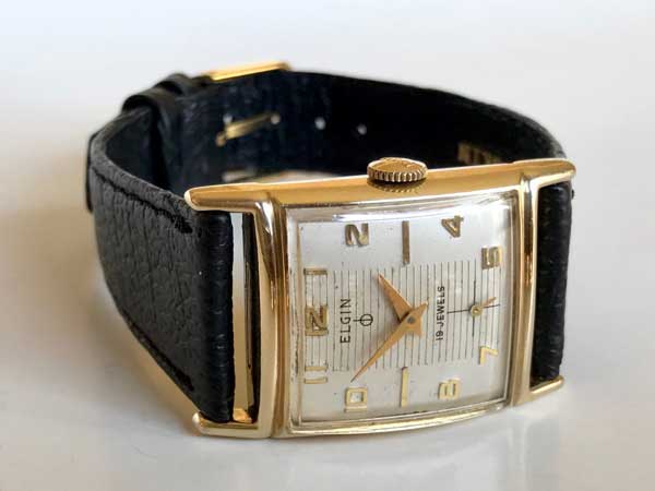 エルジン 1950年代 スクエアタイプ 手巻き Cal.772 アンティーク