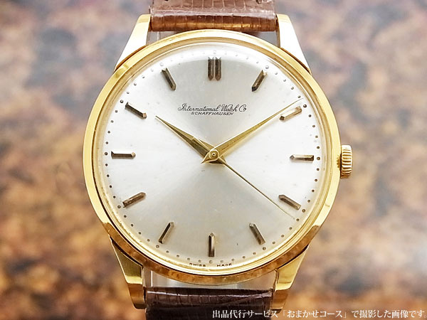 IWC オールドインター Cal.89 18KYG 金無垢 ラウンドケース