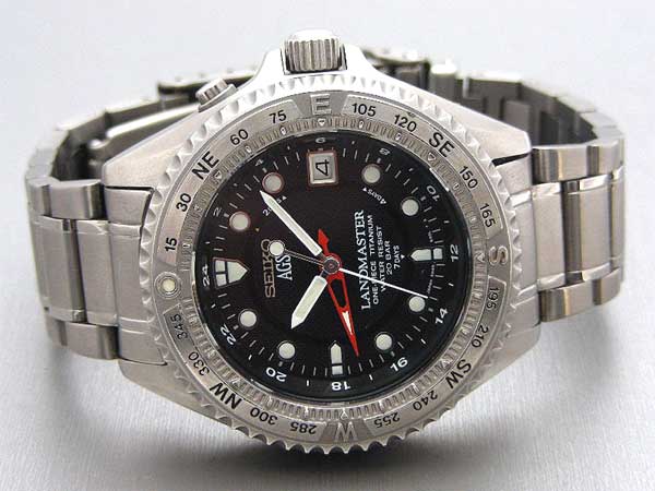 セイコーランドマスター AGS チタン ONEPIECE TITANIUM 5M45-6A00