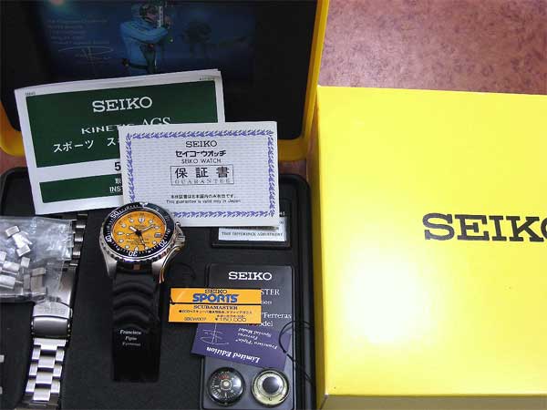 セイコー スキューバマスター SBCW007 キネティック ピピン限定 OH