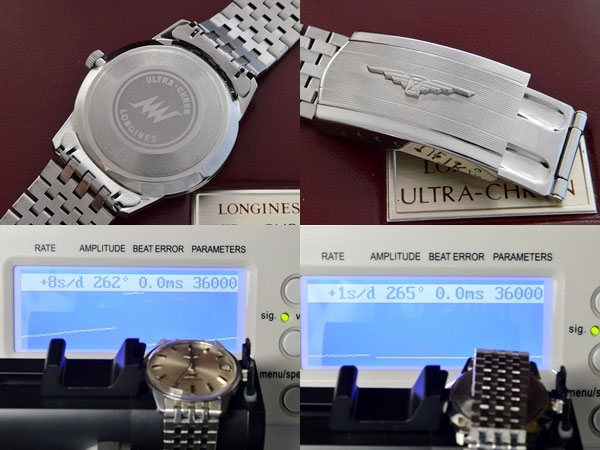 ロンジン LONGINES ウルトラクロン 10振動自動巻き Cal.431 希少箱付