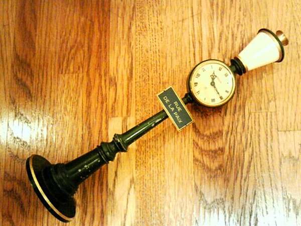 ジャガー・ルクルト 置時計 8日巻 街灯型 Rue.de.la.Paix リサイタル