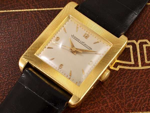 ジャガー・ルクルト JAEGER LECOULTRE 18金無垢 スクエアケース Cal