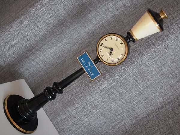 ジャガー・ルクルト 街灯型 置時計 8日巻き クロック Rue.de.la.Paix