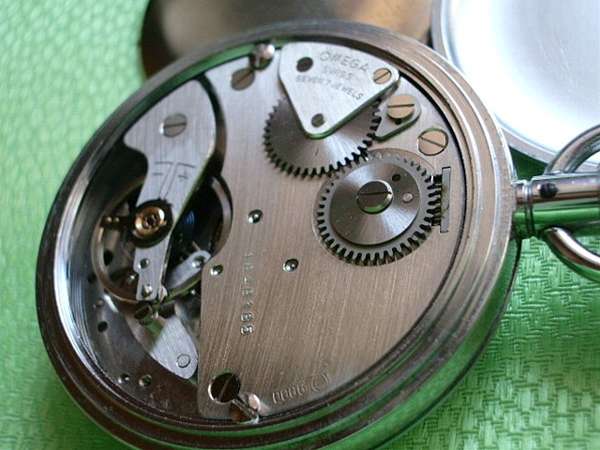 オメガ 自社キャリバー搭載 アンティークの手巻式ストップウォッチ 美
