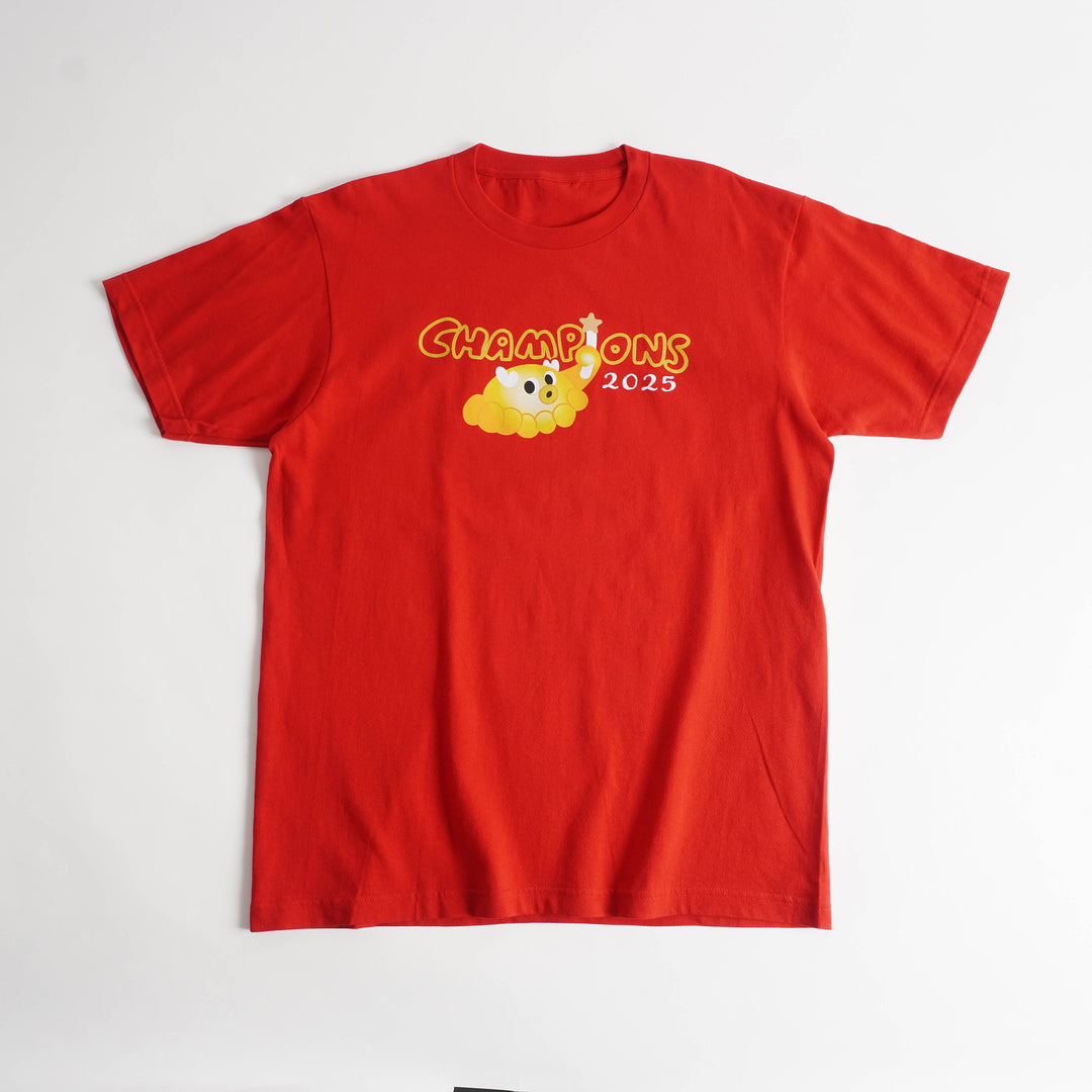 25J1リーグ優勝記念Tシャツ（黄金のしかたこChampions）全2色【予約