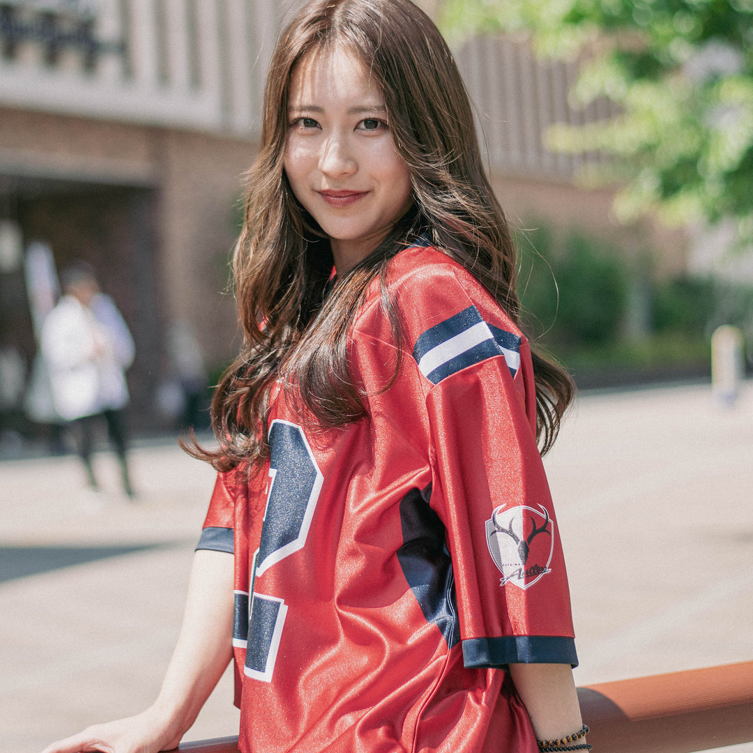 鹿島国立】アメフト風シャツ（レッド） – 鹿島アントラーズFC - 公式