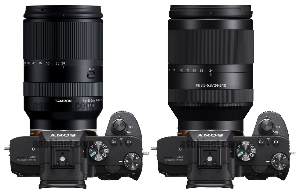 28-200mm F/2.8-5.6 Di III RXDを競合ズームレンズと見比べる - とるなら