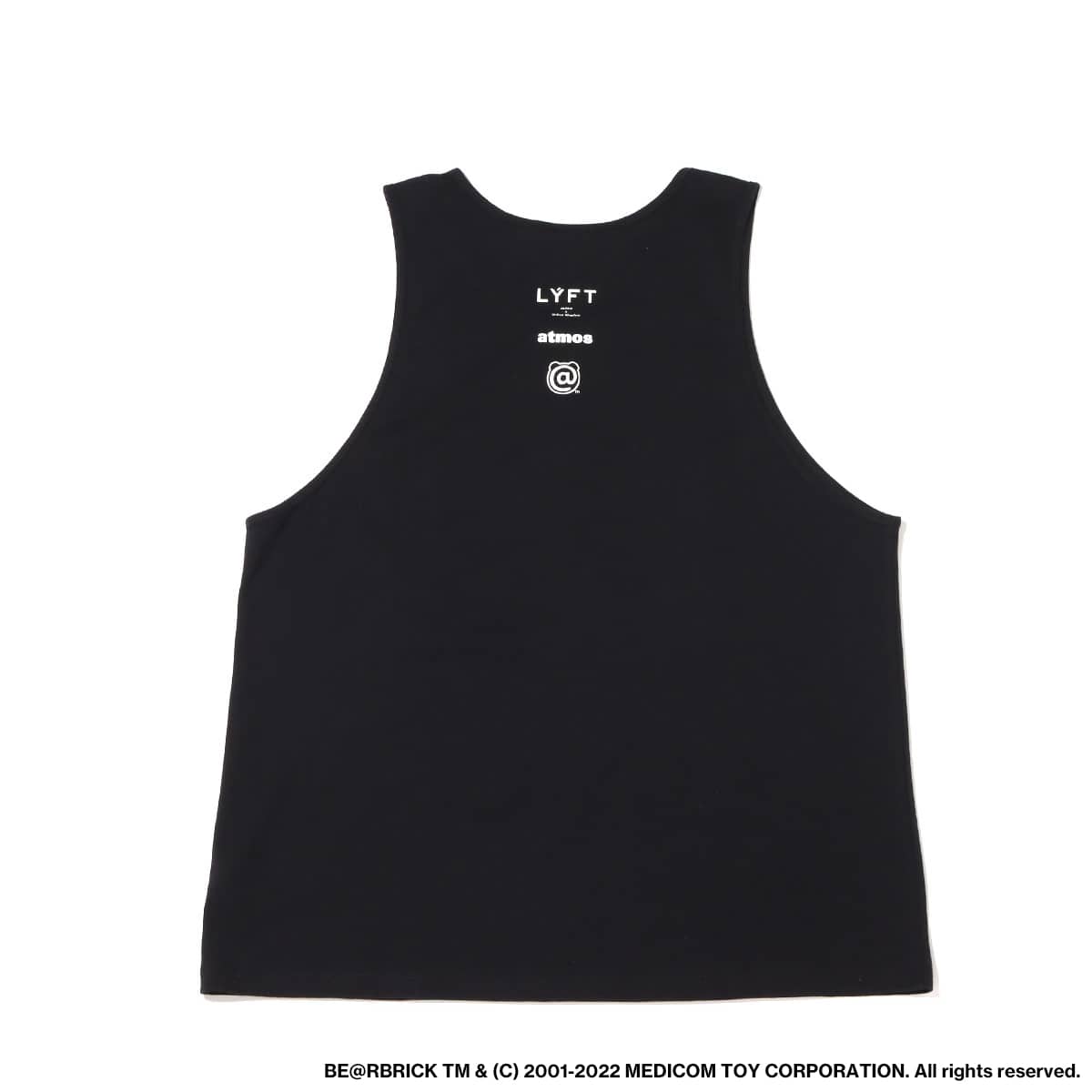 LYFT × BE@RBRICK × atmos Tanktop BLACK 22SU-I（リフト × ベア