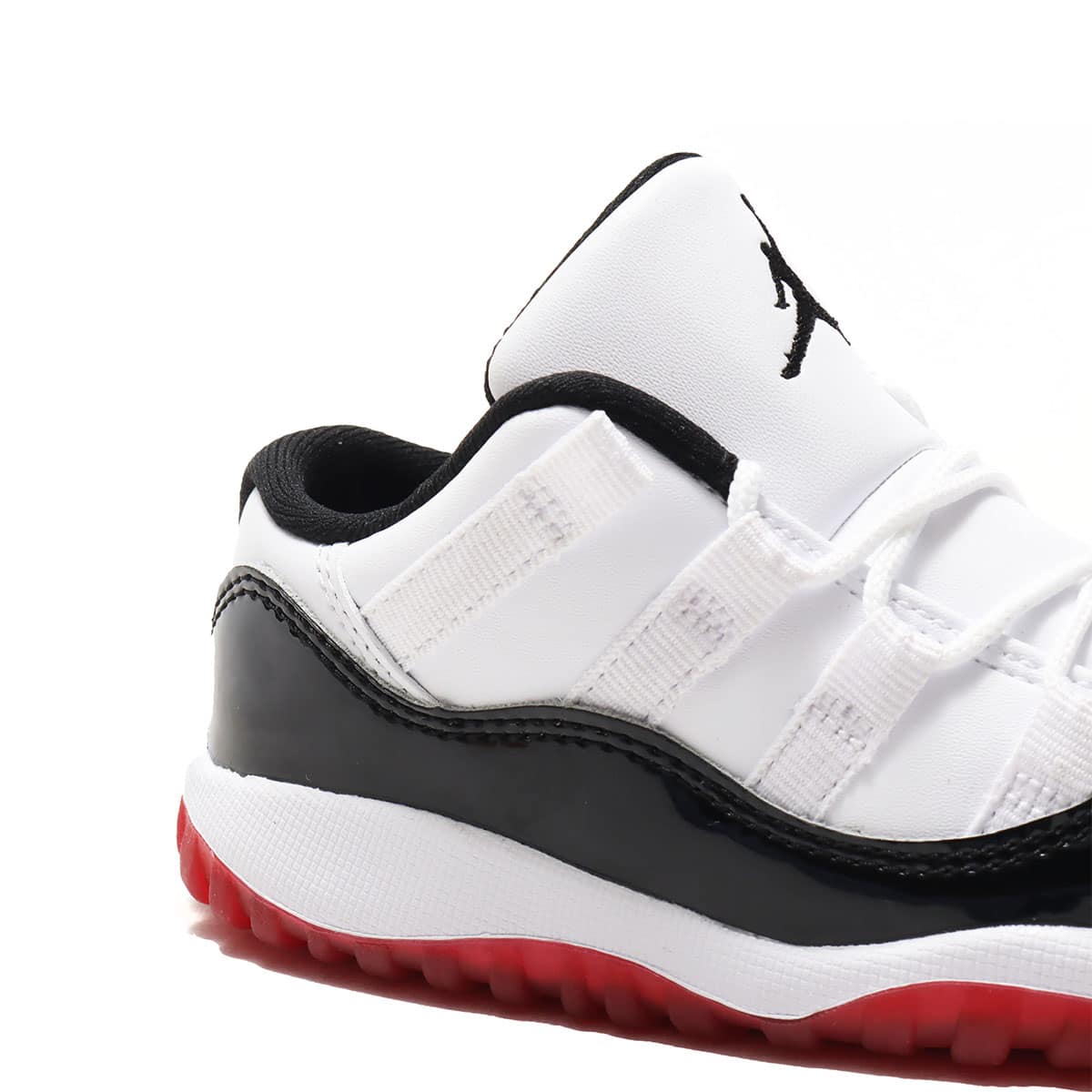 JORDAN BRAND JORDAN 11 RETRO LOW (TD) WHITE/UNIVERSITY RED-BLACK