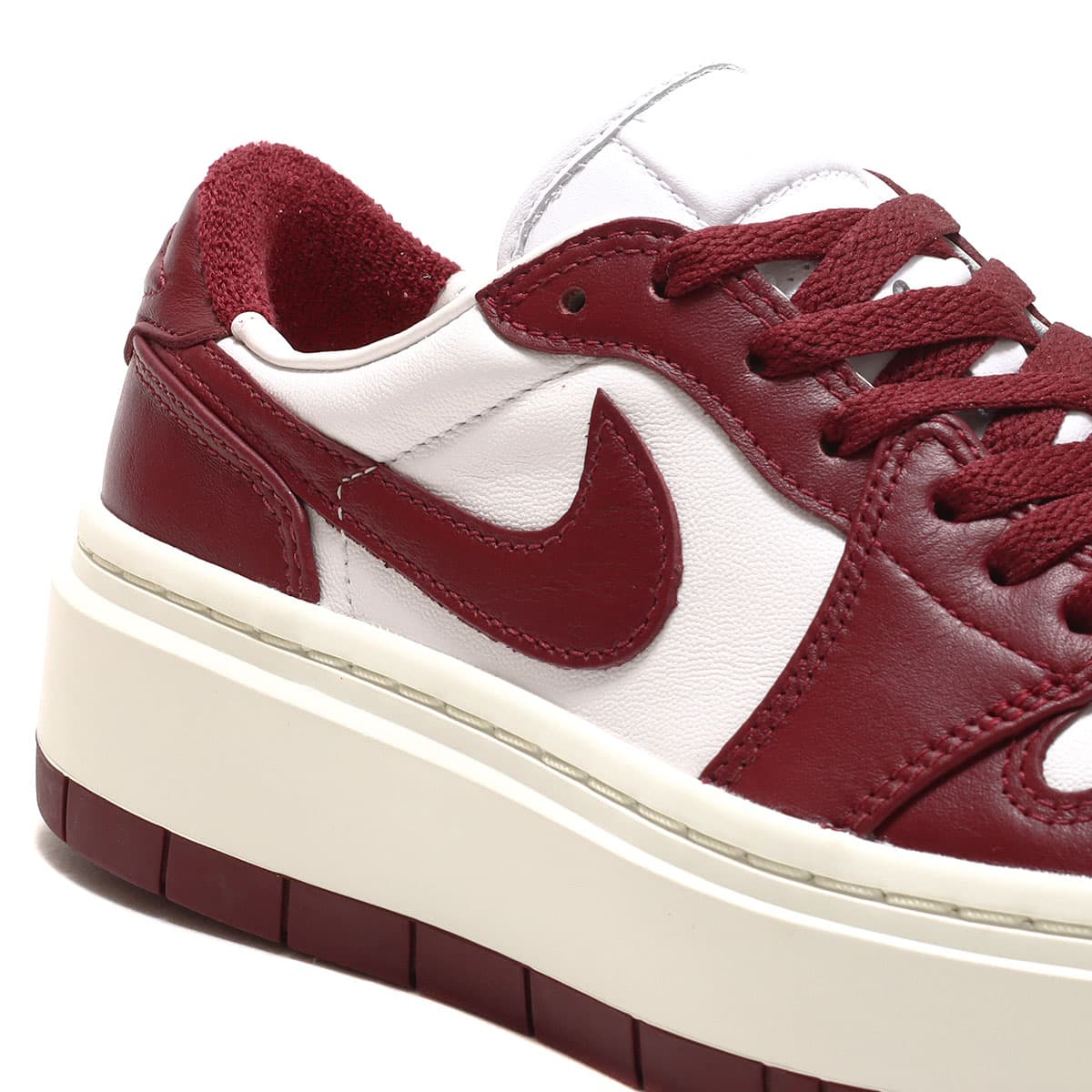 JORDAN BRAND WMNS AIR JORDAN 1 ELEVATE LOW WHITE/DARK BEETROOT