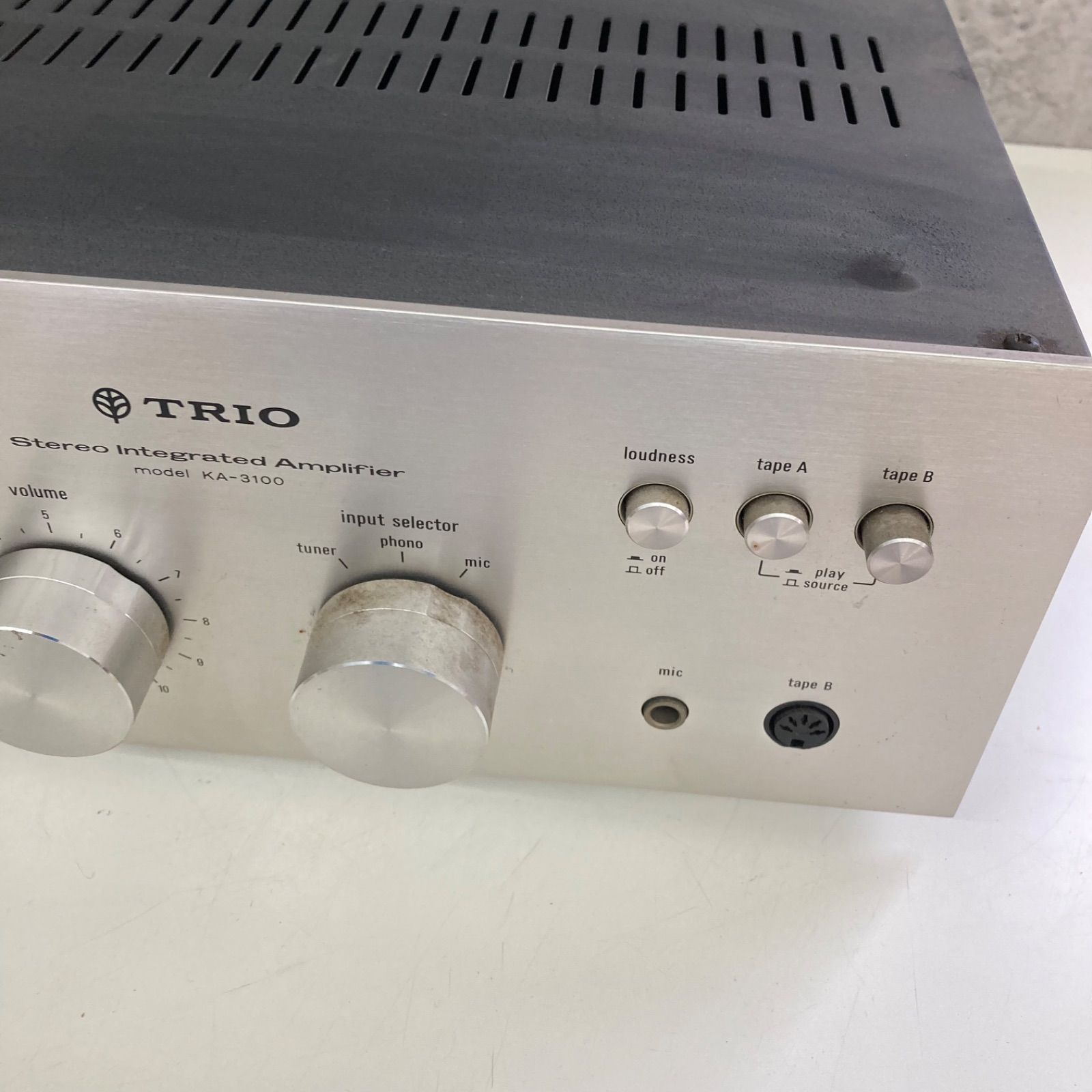 TRIO トリオ プリメインアンプ KA-3100 通電確認済 ジャンク - メルカリ