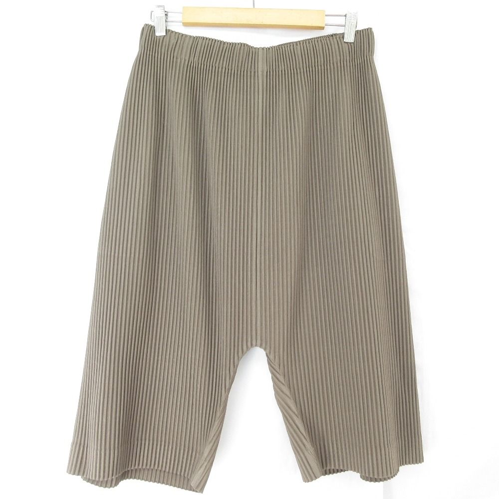 美品 HOMME PLISSE ISEEY MIYAKE オムプリッセ イッセイミヤケ ハーフ
