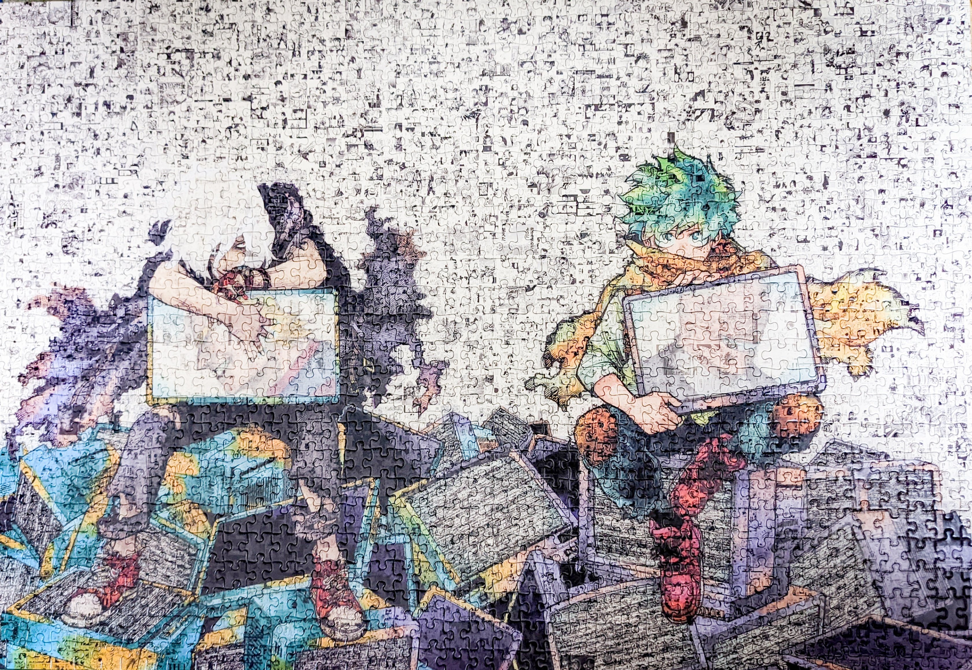 僕のヒーローアカデミア ヒロアカ 原画展 モザイクアートパズル 1000