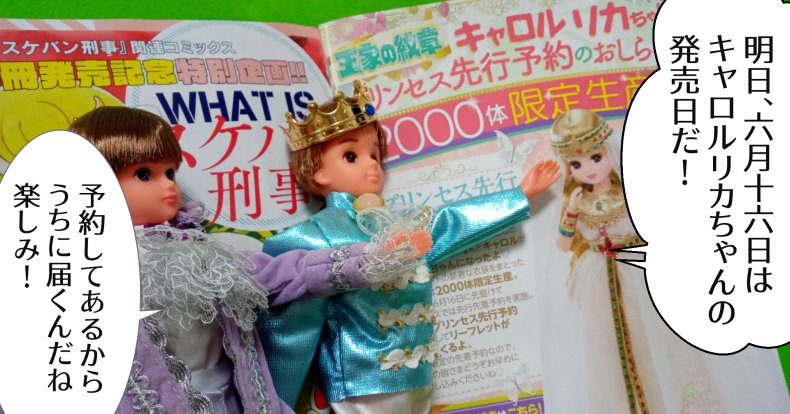 続々『王家の紋章』キャロルリカちゃん｜やんちゃっちゃん