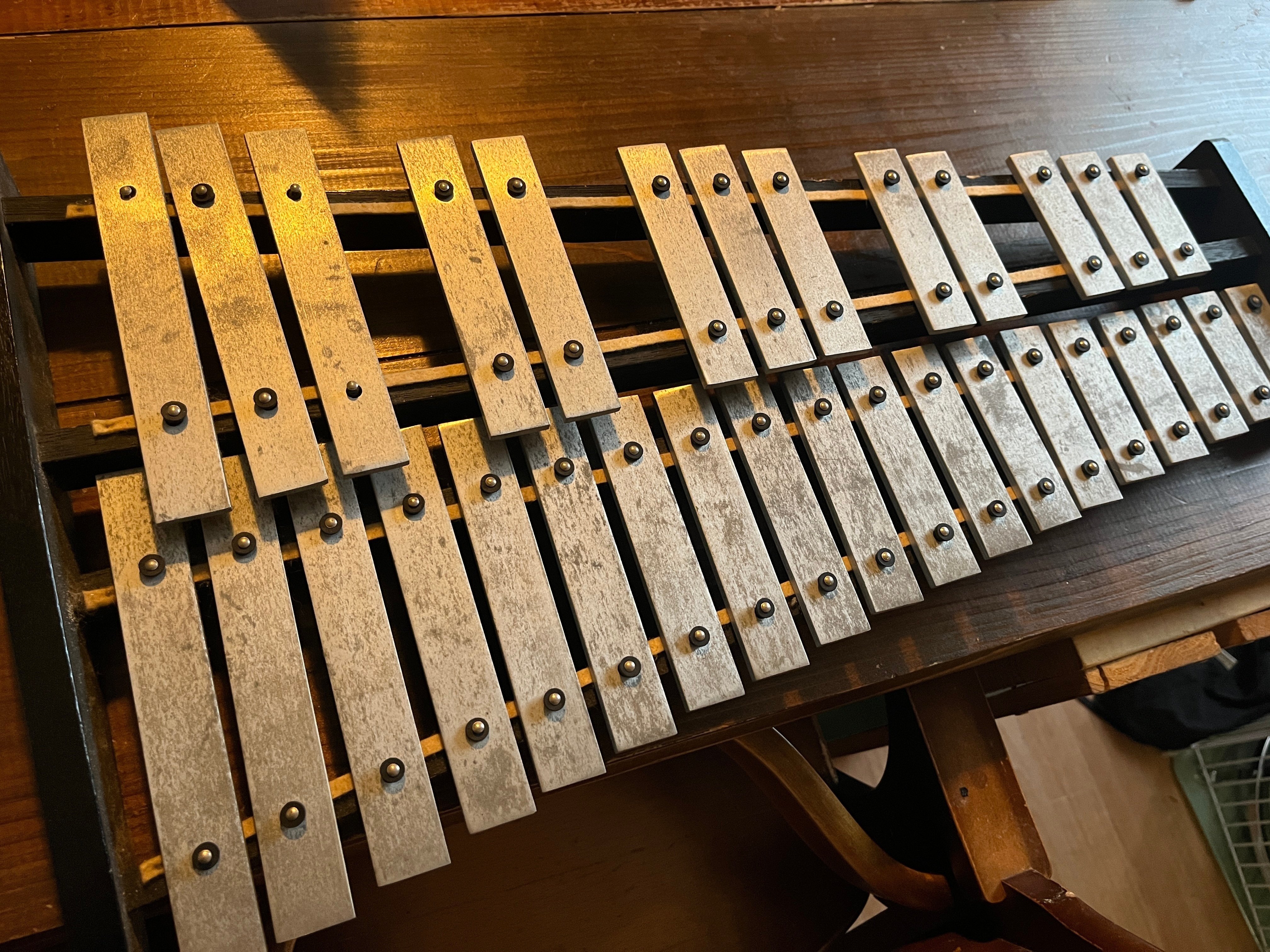 KAWAI 鉄琴 グロッケン マレット付 中古 KAWAI 鉄琴 グロッケン